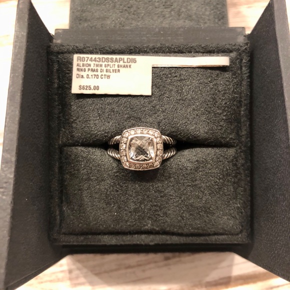 Authentic David Yurman Petite Split Shank Ring - Picture 1 of 4